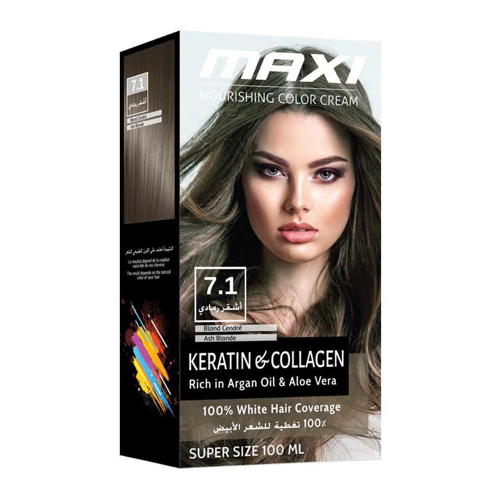 Maxi Nourishing Color Cream  ASH BLONDE Kit – Maxi Brazilian Keratin